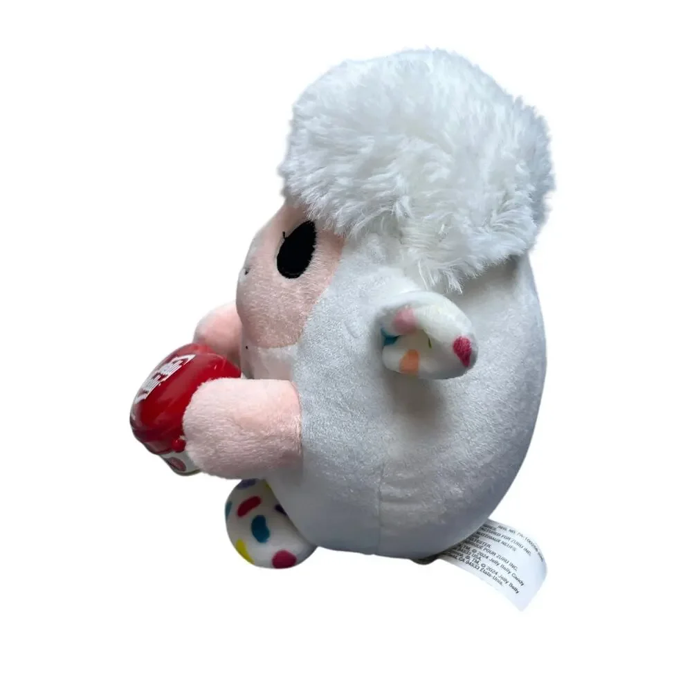 ZURU Snackles Series 2 Lamb/Sheep Plush Sof Toy with Jelly Belly Candy Tin 6”